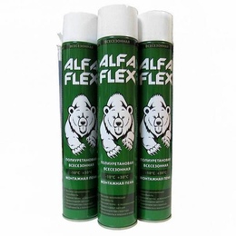 Пена монтажная Alfa flex всесезонная
